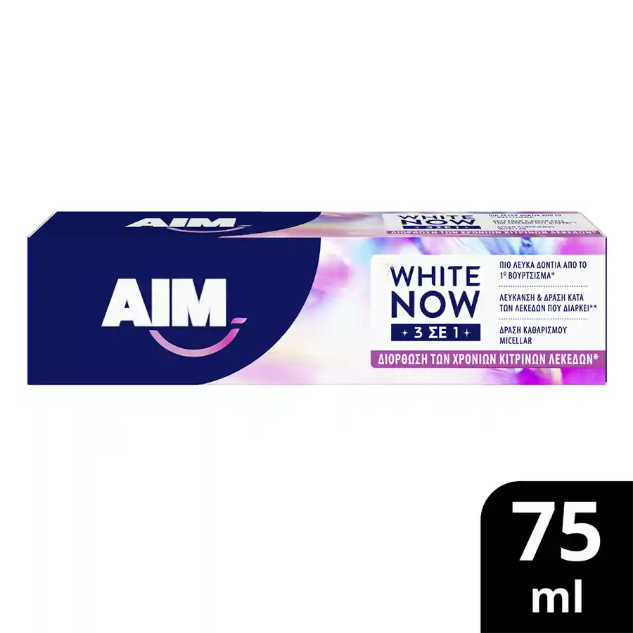 Aim White Now Οδοντόκρεμα Forever Young 3σε1 75ml.