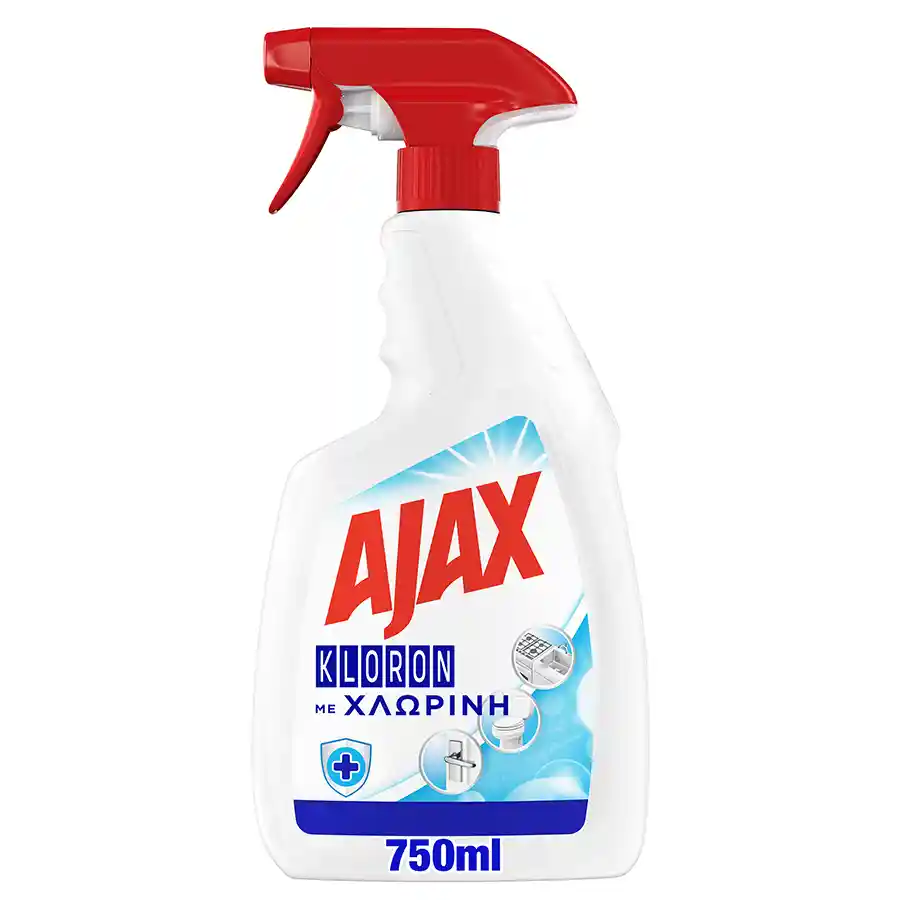 Ajax Kloron Υγρό Καθαριστικό Με Χλώριο 750ml.