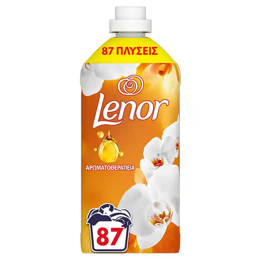 Lenor Joy Συμπυκνωμένο Μαλακτικό Ρούχων Gold Orchid 87mez. 1,827lt.