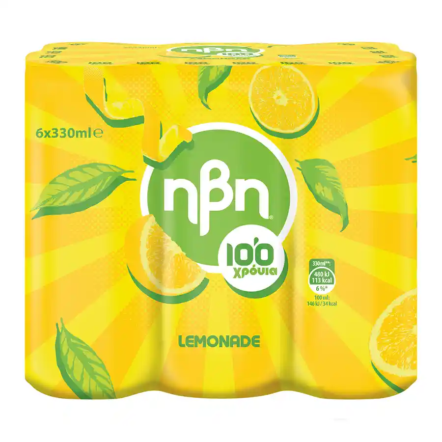 Ήβη Λεμονάδα 6x330ml.