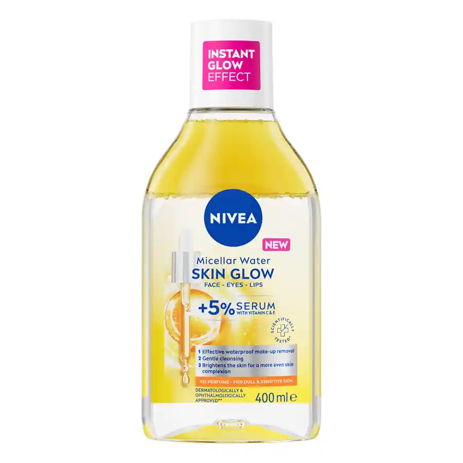 Nivea Micellar Νερό Καθαρισμού Skin Glow Infused Serum 400ml.