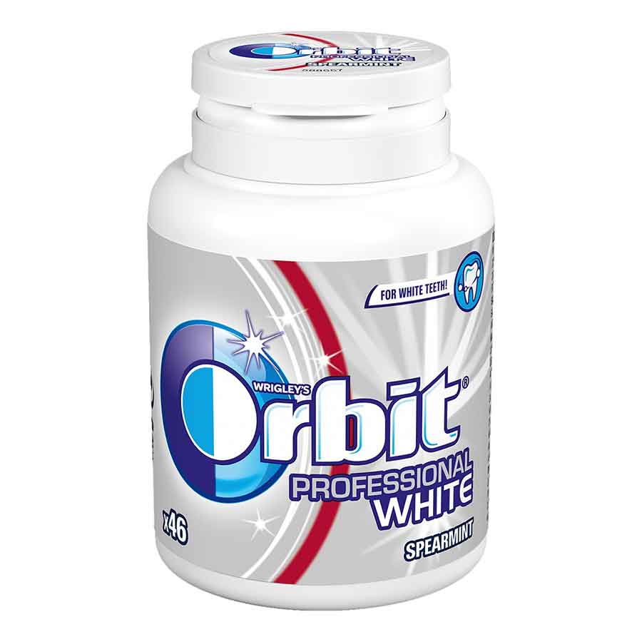 Orbit Professional White Τσίχλες Δυόσμος 64γρ.