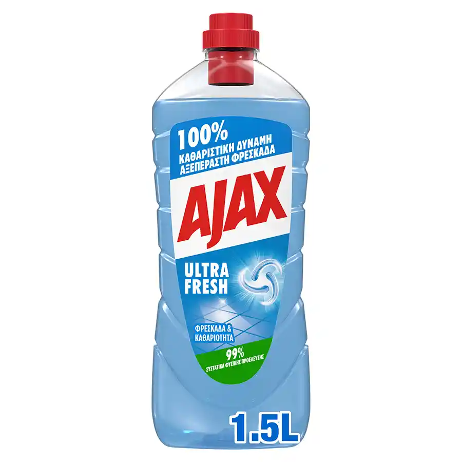 Ajax Ultra Υγρό Καθαριστικό Blue Fresh 1,5lt.