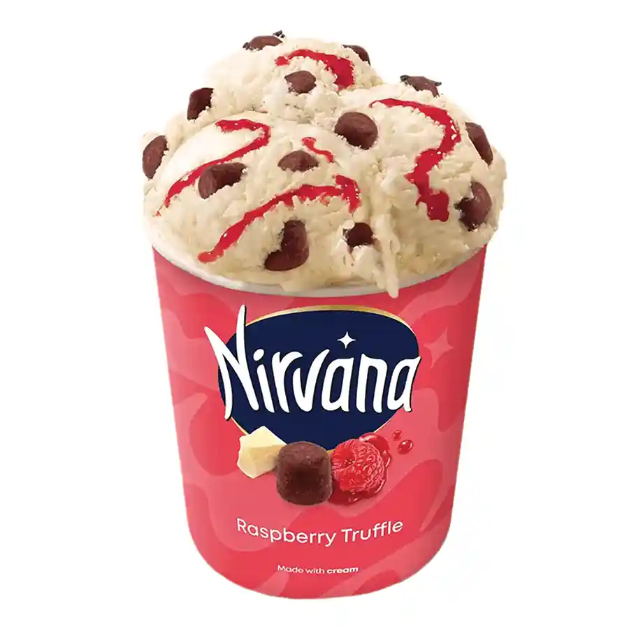 Nirvana Παγωτό Rasberry Truffle 313γρ./420ml.