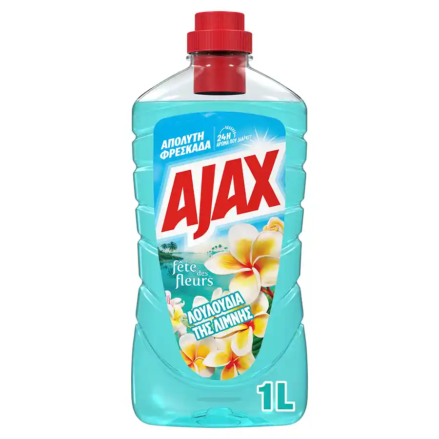 Ajax Υγρό Καθαριστικό Λουλούδια Της Λίμνης 1lt.