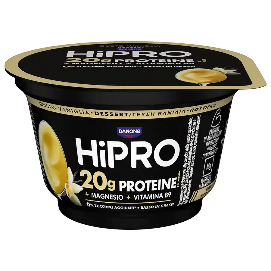 Danone HiPro Πουτίγκα Βανίλια 200γρ.