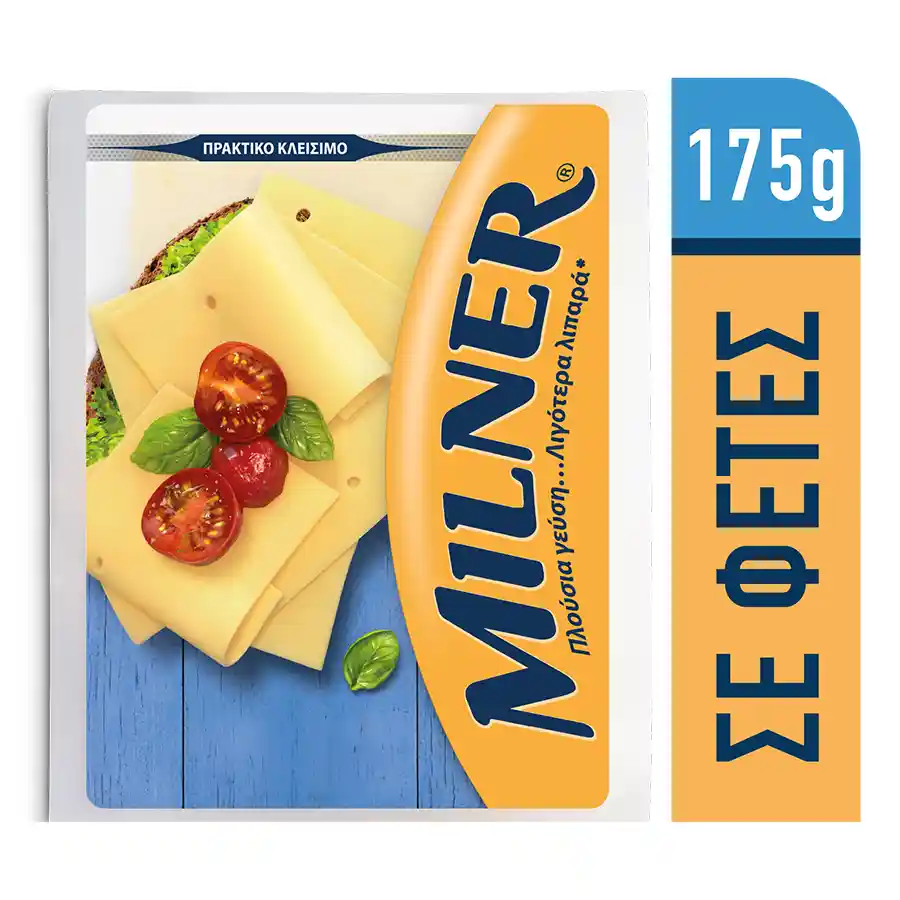 Milner Τυρί Σε Φέτες 175γρ.