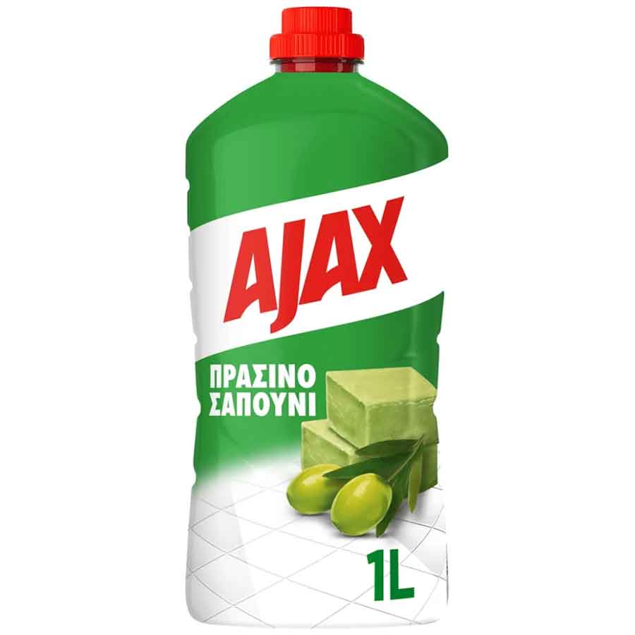 Ajax Υγρό Καθαριστικό Πράσινο Σαπούνι 1lt.