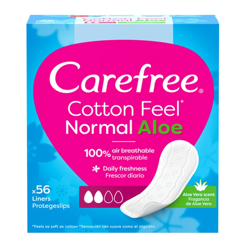 Carefree Σερβιετάκια Aloe Vera 56τεμ.