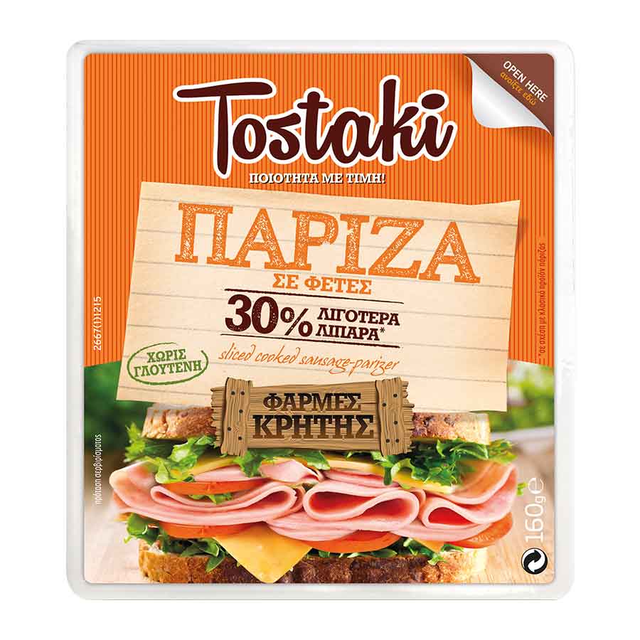 Creta Farms Tostaki Πάριζα Σε Φέτες 160γρ.