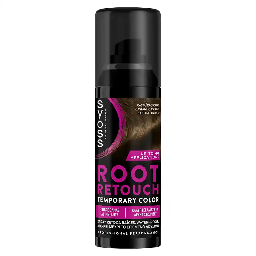 Syoss Root Retouch Καστανό Σκούρο 120ml.