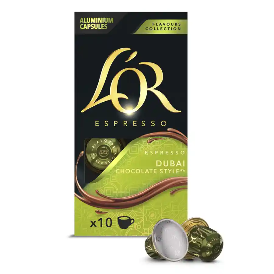Lor Καφές Espresso Dubai Chocolate Σε Κάψουλες 10τεμ. 52γρ.