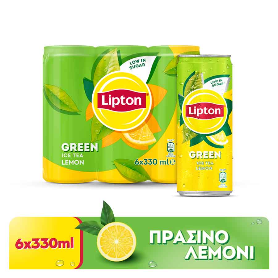 Lipton Κρύο Πράσινο Τσάι 6x330ml.