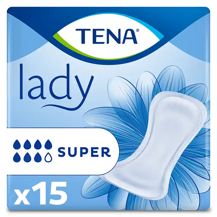 Tena Lady Σερβιέτες Ακράτειας Super 15τεμ.