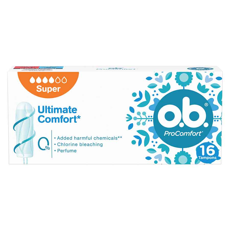 O.B. Pro Comfort Ταμπόν Super 16τεμ.