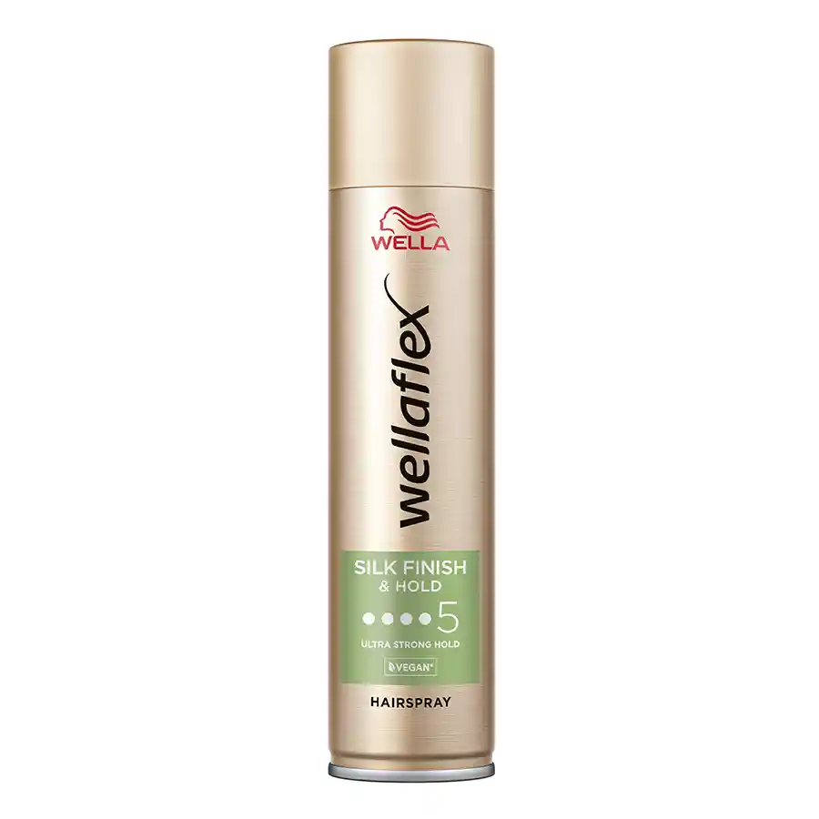 Wellaflex Silk Finish & Hold Λακ Μαλλιών Ultra Strong No5 400ml.