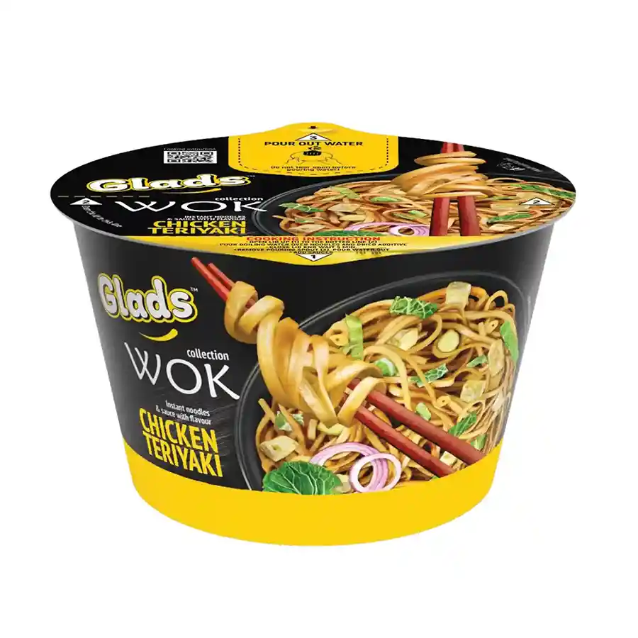 Glads Wok Noodles Chicken Teriyaki 95γρ.