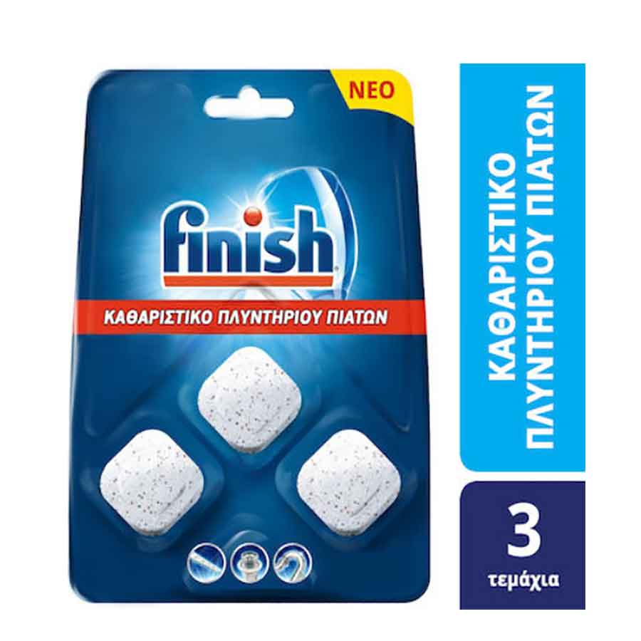 Finish Ταμπλέτες Πλυντηρίου Πιάτων Καθαρισμού 3τεμ.