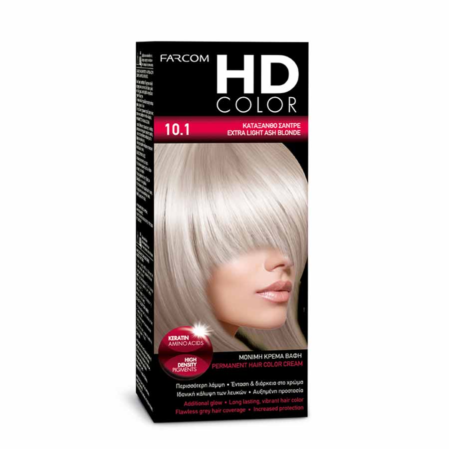 Farcom HD Color Βαφή Μαλλιών Νο10.1 60ml.