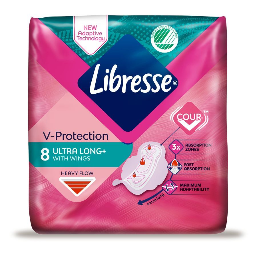 Libresse Σερβιέτες Ultra Long Wing 8τεμ.