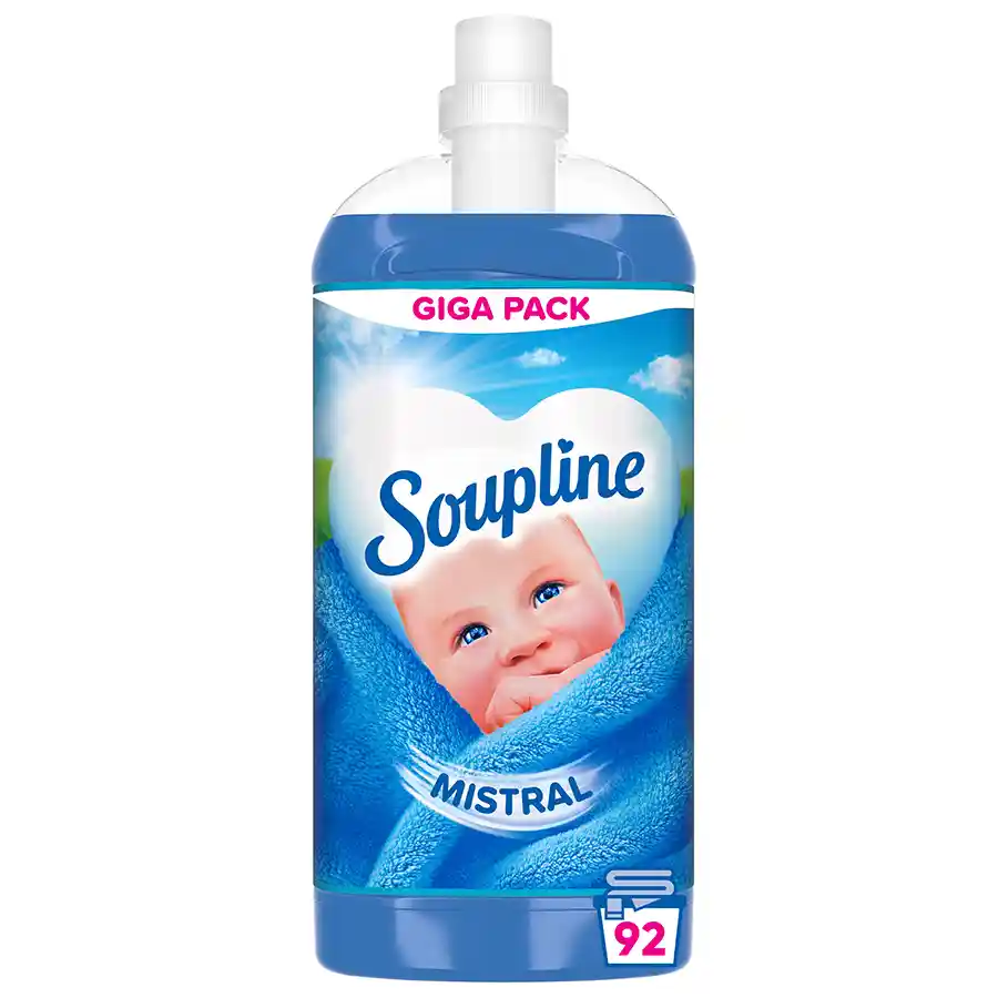 Soupline Συμπυκνωμένο Μαλακτικό Ρούχων Mistral 92mez. 1,932lt.