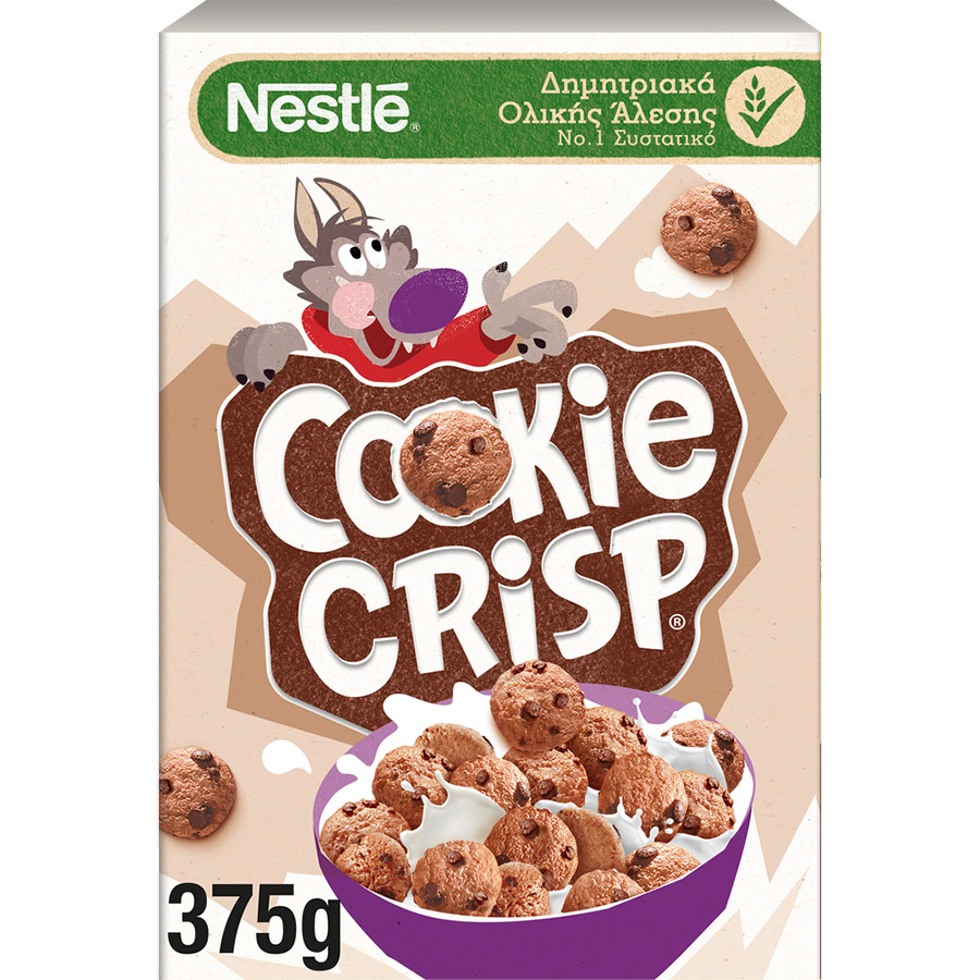 Nestle Cookie Crisp Δημητριακά Ολικής Άλεσης Μπισκότο 375γρ.