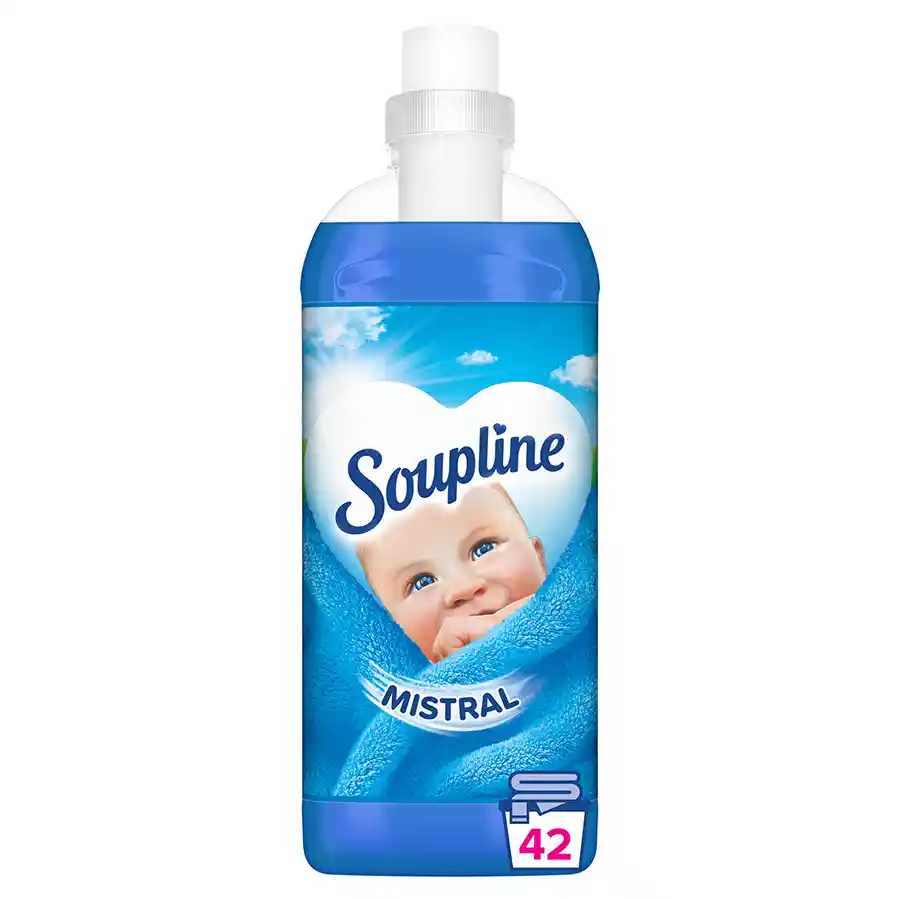 Soupline Συμπυκνωμένο Μαλακτικό Ρούχων Mistral 42mez. 900ml.