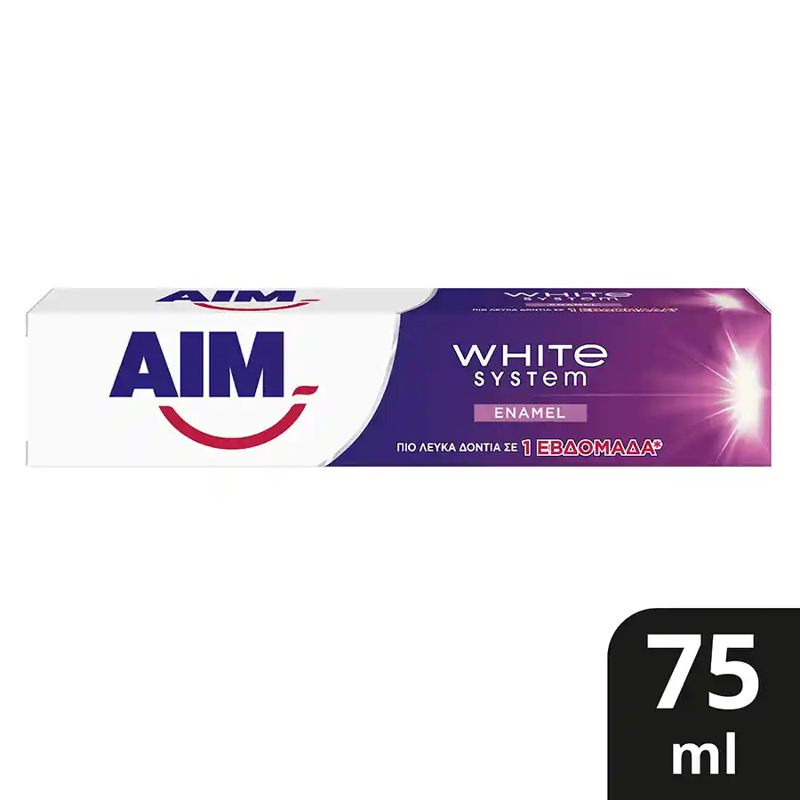 Aim White System Οδοντόκρεμα Enamel 75ml.
