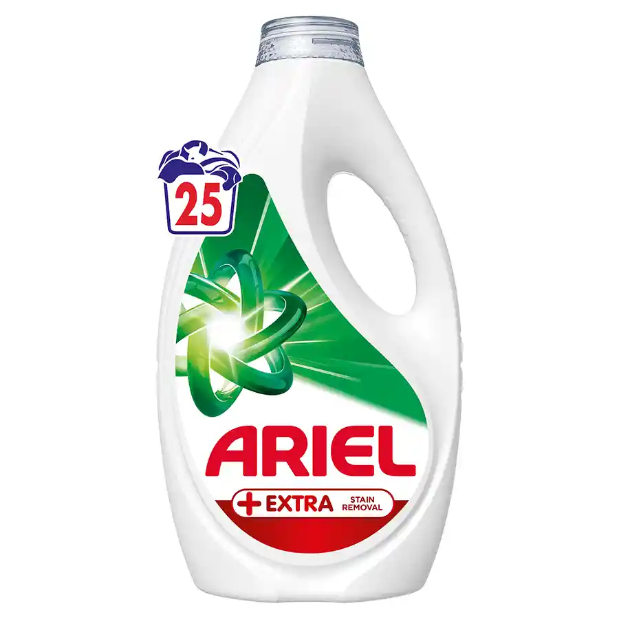 Ariel Extra Clean Υγρό Απορρυπαντικό Πλυντηρίου Ρούχων 25mez. 1,125lt.
