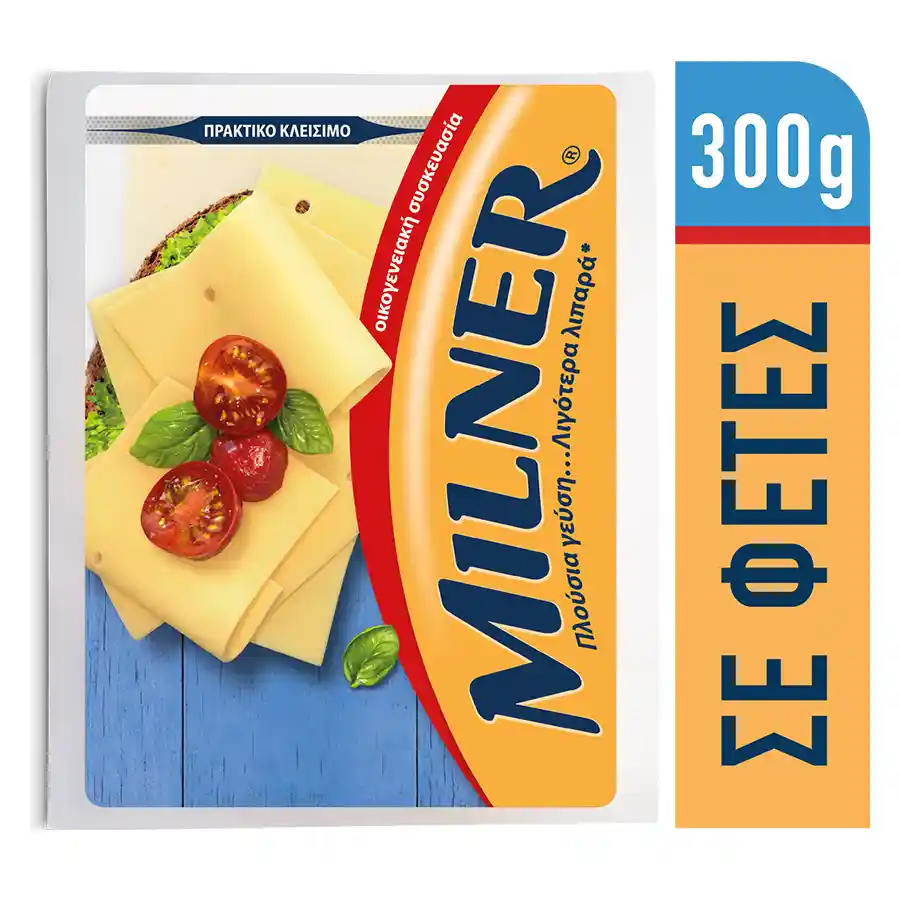 Milner Τυρί Σε Φέτες 300γρ.