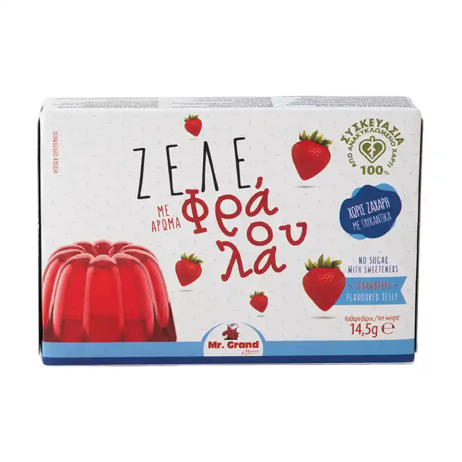 MrGrand Φρουί Ζελέ Light Φράουλα 15γρ.