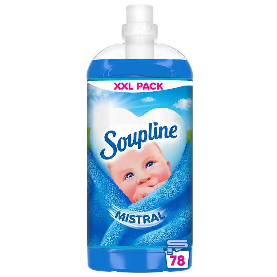 Soupline Συμπυκνωμένο Μαλακτικό Ρούχων Mistral 78mez. 1,638lt.