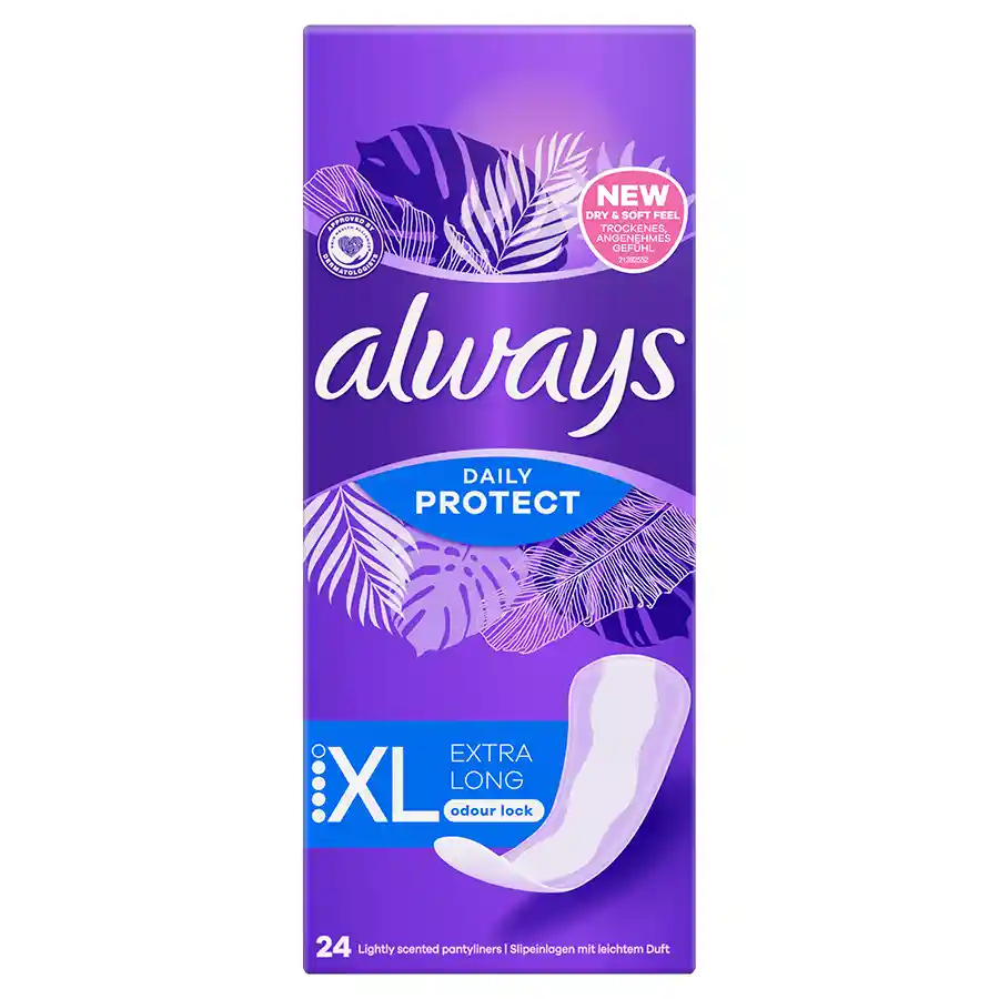 Always Dailies Σερβιετάκια Extra Protect Long Plus 24τεμ.