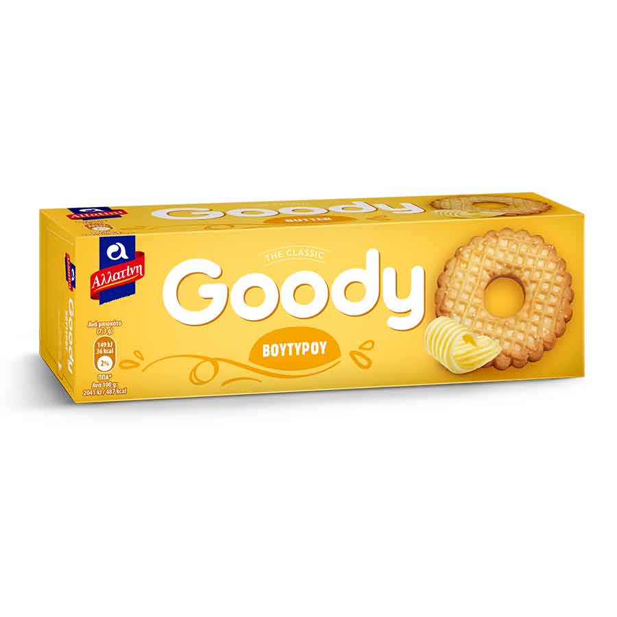 Αλλατίνη Goody Μπισκότα Βουτύρου 175γρ.