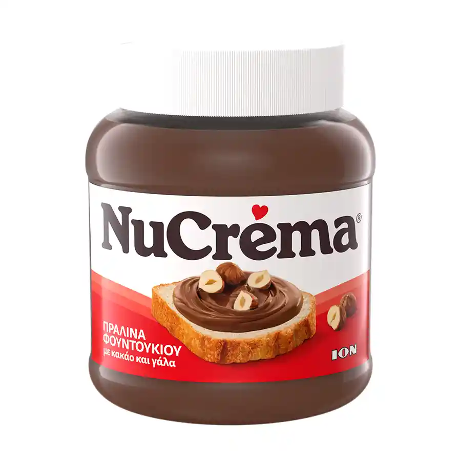 Nucrema Πραλίνα Φουντουκιού Με Κακάο & Γάλα 380γρ.