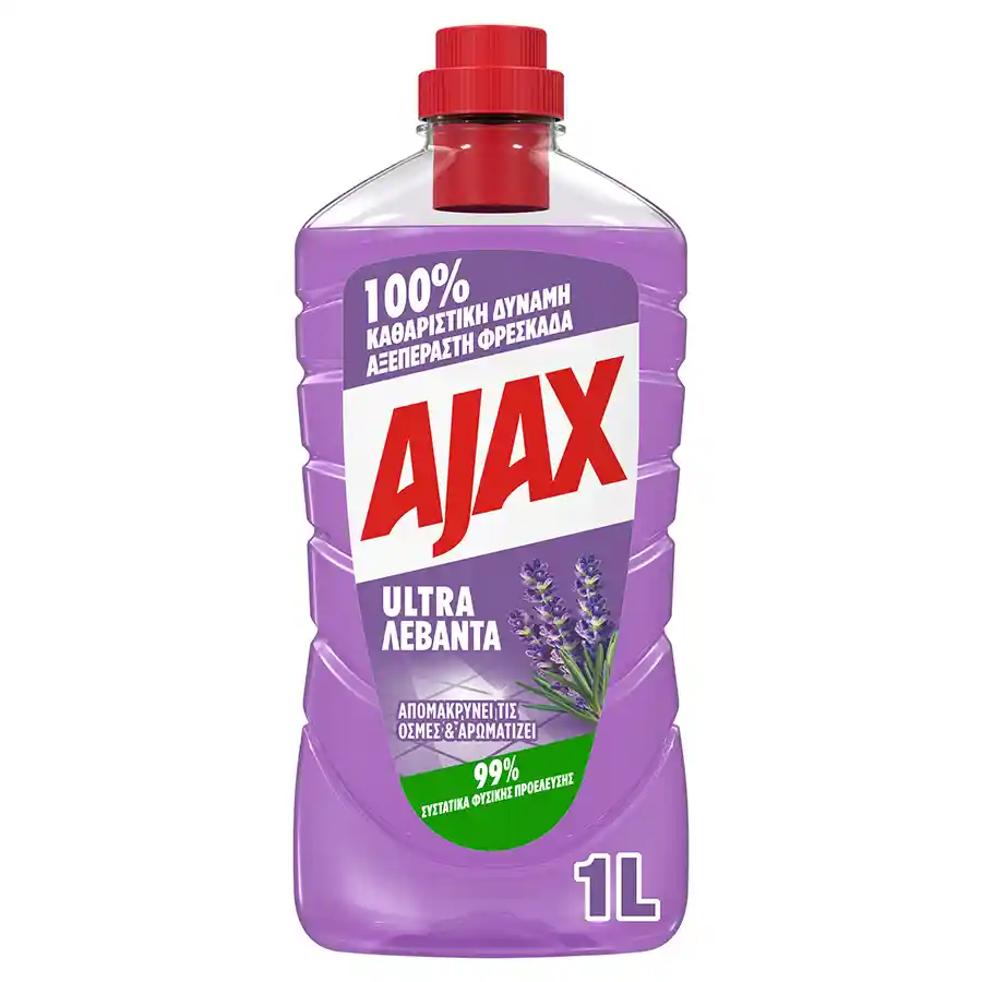 Ajax Ultra 7 Υγρό Καθαριστικό Λεβάντα 1lt.