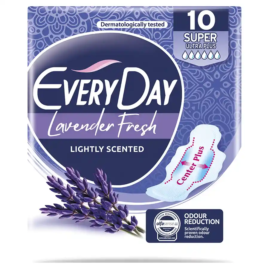 Every Day Fresh Lavender Σερβιέτες Ultra Plus Super 10τεμ.