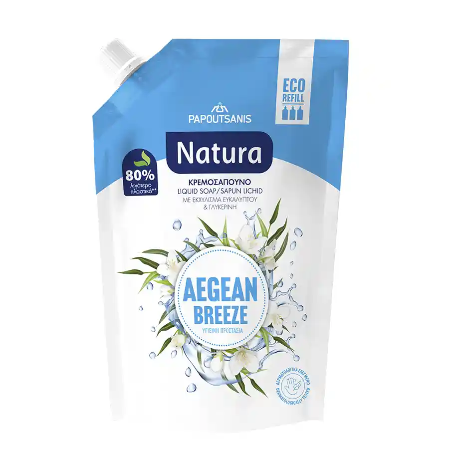 Natura Κρεμοσάπουνο Aegean Breeze Ανταλλακτικό 750ml.
