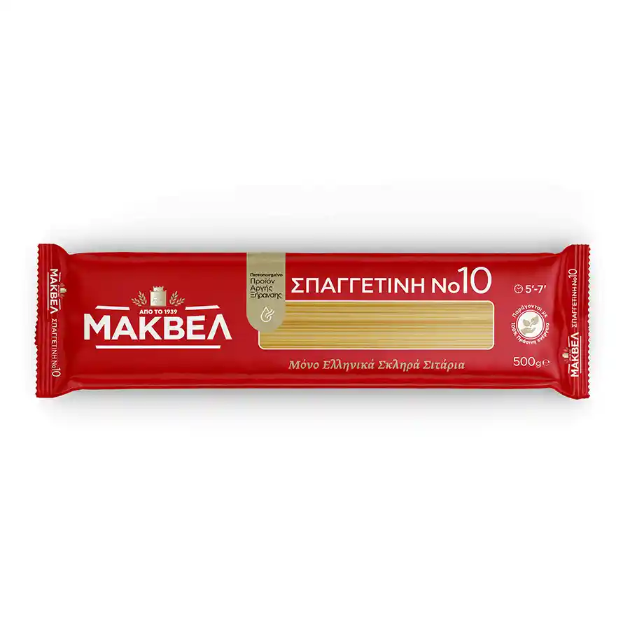 Μάκβελ Σπαγγετίνι Νo10 500γρ.