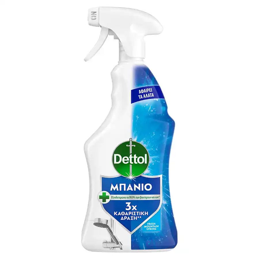 Dettol Power & Pure Πολυκαθαριστικό Σπρέι Για Το Μπάνιο 750ml.