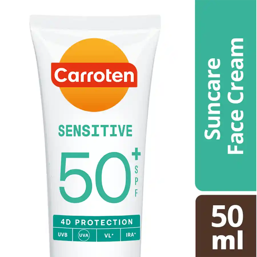 Carroten Αντηλιακή Κρέμα Προσώπου Sensicare SPF50+ 50ml.