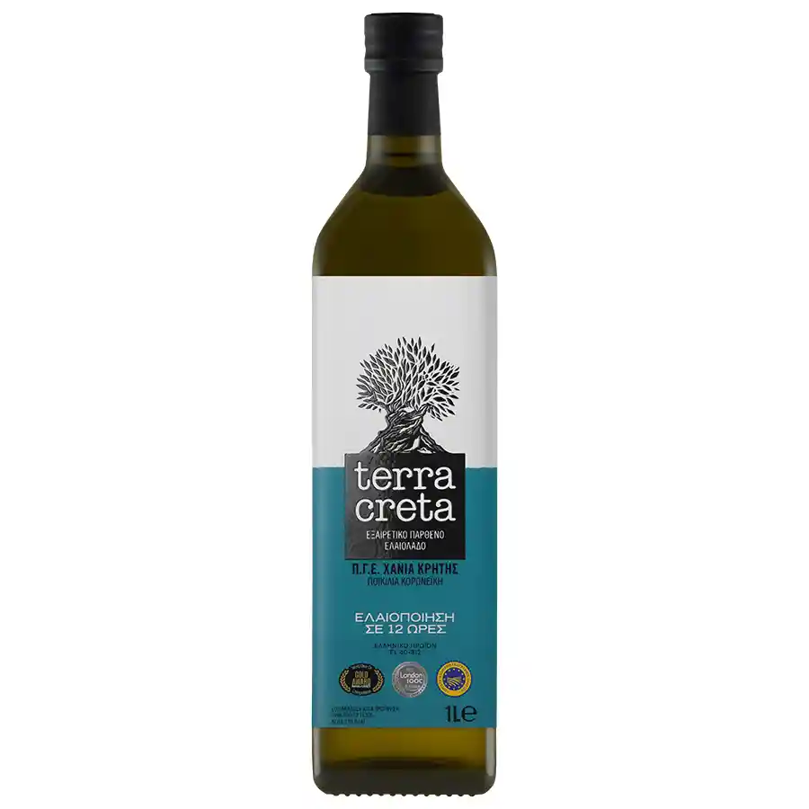 Terra Creta Ελαιόλαδο Εξαιρετικό Παρθένο Χανίων ΠΓΕ 1lt.