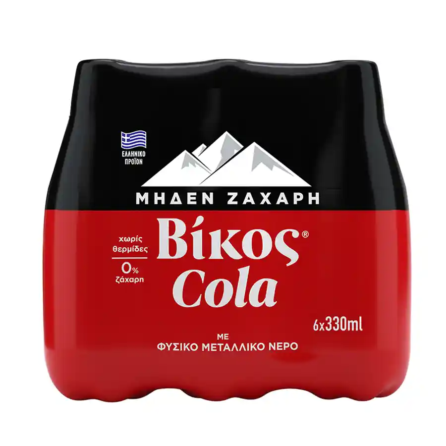 Βίκος Cola Zero 6x330ml.