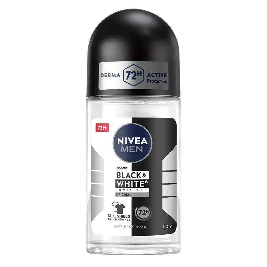 Nivea Men Black & White Power Invisible Αποσμητικό Roll-On 50ml.
