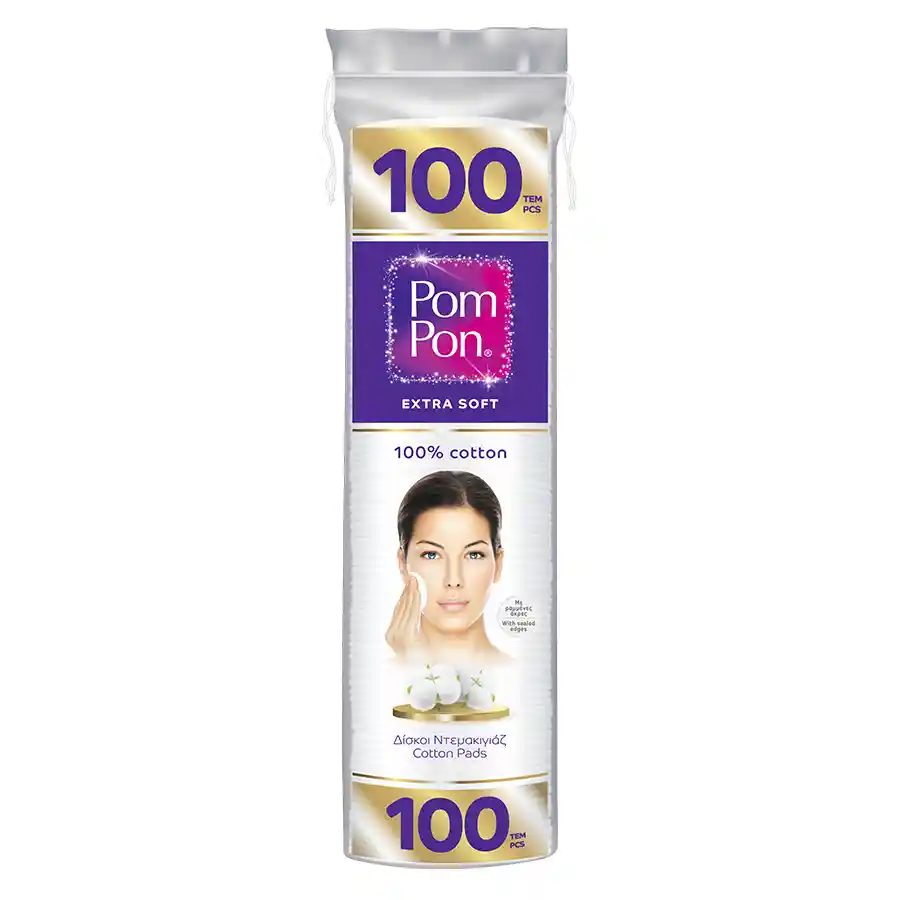 Pom Pon Δίσκοι Ντεμακιγιάζ 100τεμ.