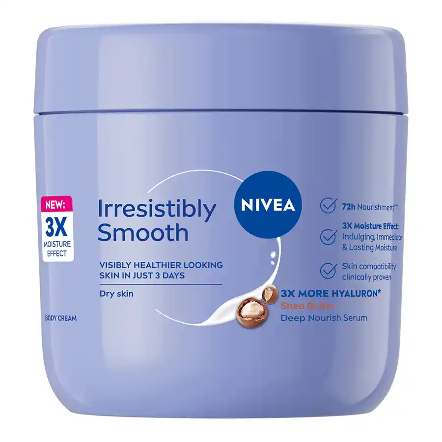 Nivea Irresistibly Smooth Κρέμα Σώματος 400ml.