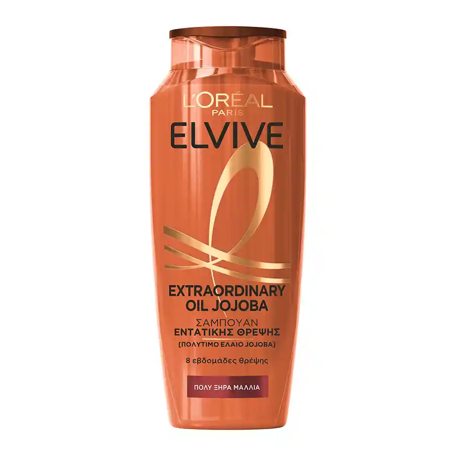 L'oreal Elvive Extraordinary Oil Jojoba Σαμπουάν Για Πολύ Ξηρά Μαλλιά 400ml.