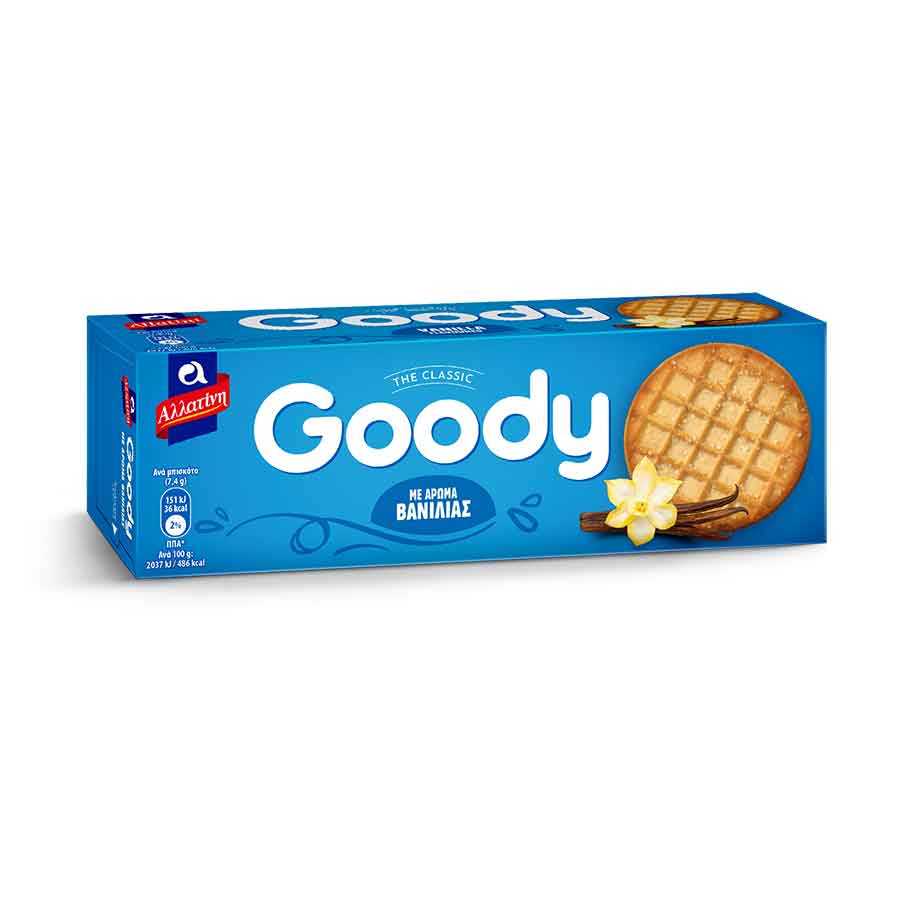 Αλλατίνη Goody Μπισκότα Βανίλια 185γρ.
