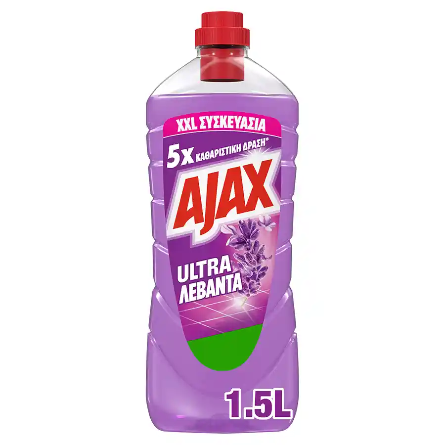 Ajax Ultra Υγρο Καθαριστικό Λεβάντα 1,5lt.