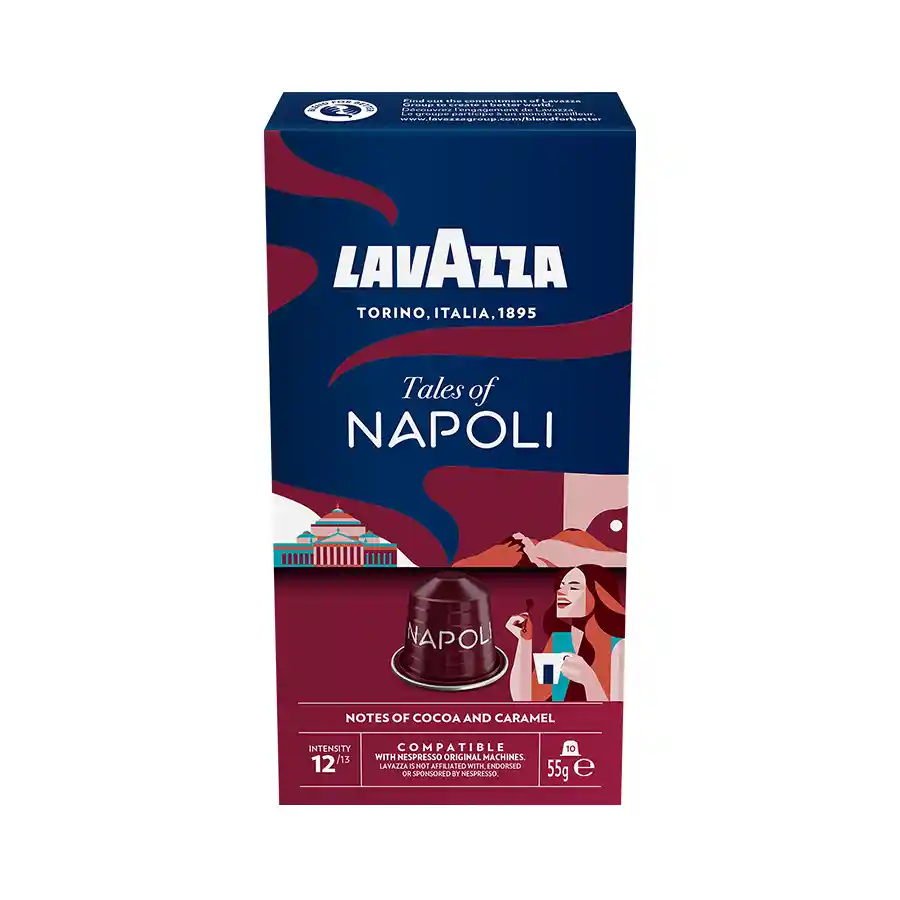 Lavazza Nespresso Καφές Espresso Tales Of Napoli Σε Κάψουλες 10τεμ. 57γρ.